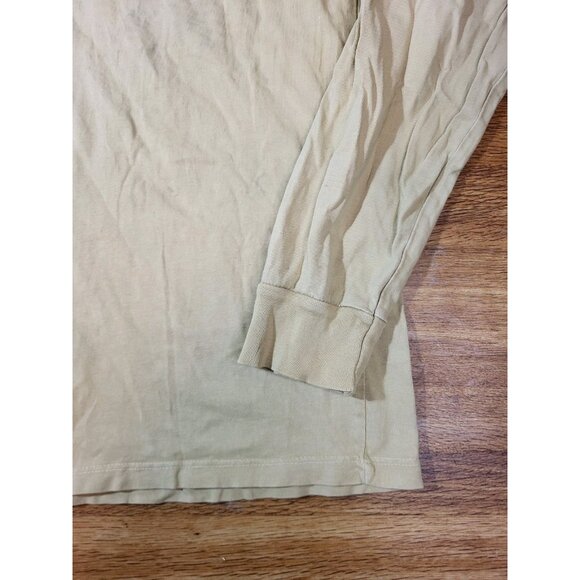Topo Designs Long Sleeve Mens L Beige Base Layer T-Shirt - Picture 2 of 6